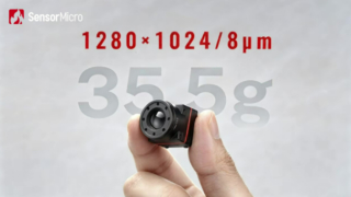 고화질 1280×1024/8μm 열화상 카메라 코어 경량 35.5g