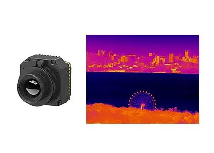 Uncooled LWIR Thermal Camera Core 400x300 17μm for Building Inspection