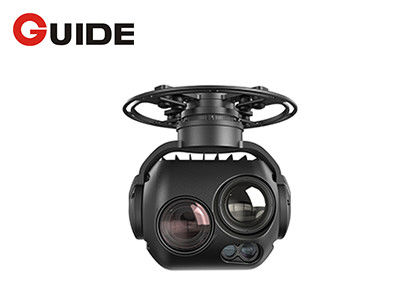 구형 안정화 플랫폼이 있는 소형 공중 다중 센서 EO IR 시스템