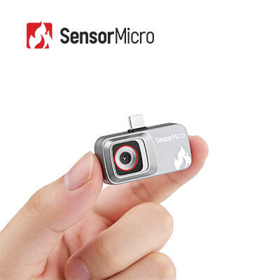 120x90 해상도 웨이퍼 레벨 적외선 감지기 및 USB2.0 인터페이스를 갖춘 휴대용 열화상 모듈