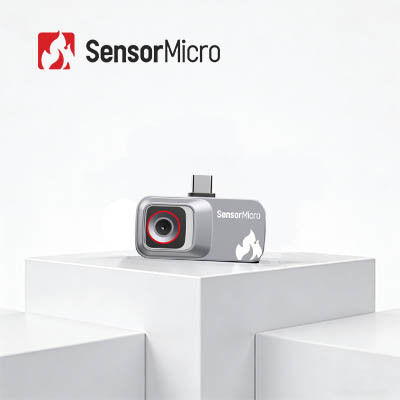 휴대용 256×192 해상도 12μm 픽셀 크기 플러그인 열 카메라용 초소형 열영상 모듈