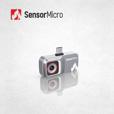 저렴한 스마트폰 부착형 열화상 카메라, 120x90 해상도 및 12μm 픽셀 크기 웨이퍼 레벨 패키지