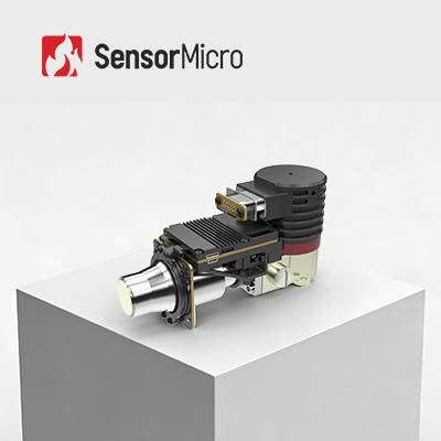 광학 가스 이미징용 320x256 해상도 및 55mm 렌즈를 갖춘 냉각 MWIR FPA 적외선 카메라 코어