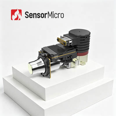 320x256 해상도 10.3-10.9μm 스펙트럼 범위 20mK NETD 냉각식 열화상 가스 누출 감지 모듈