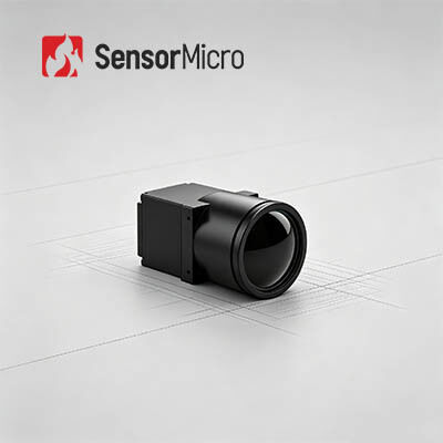 1280x1024 해상도와 12μm 픽셀 피치와 함께 냉각되지 않은 LWIR 열영상 카메라 코어